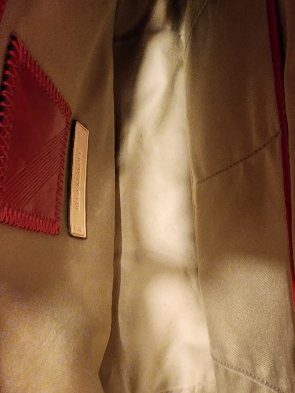 red leather Reed Krakoff Boxer tote bag distinctive front belt detail